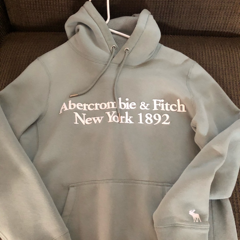 Light washed green Abercrombie Hoodie